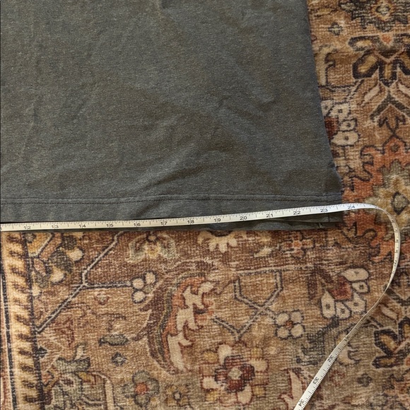 Ladies Cross Creek Gray 100% Cotton Long Sleeve T Shirt - Picture 6 of 7